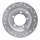R1 Concepts 1997-2004 Mitsubishi Diamante Rear Left Drilled & Slotted Silver Brake Rotor by R1 Concepts 631-72030L