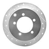 R1 Concepts 1997-2004 Mitsubishi Diamante Rear Left Drilled & Slotted Silver Brake Rotor by R1 Concepts 631-72030L