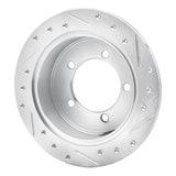 R1 Concepts 1997-2004 Mitsubishi Diamante Rear Left Drilled & Slotted Silver Brake Rotor by R1 Concepts 631-72030L