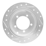 R1 Concepts 1997-2004 Mitsubishi Diamante Rear Right Drilled & Slotted Silver Brake Rotor by R1 Concepts 631-72030R
