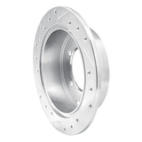 R1 Concepts 1997-2004 Mitsubishi Diamante Rear Right Drilled & Slotted Silver Brake Rotor by R1 Concepts 631-72030R