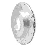 R1 Concepts 1993-1999 Dodge Stealth Rear Left Drilled & Slotted Silver Brake Rotor by R1 Concepts 631-72032L