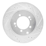 R1 Concepts 1993-1999 Dodge Stealth Rear Right Drilled & Slotted Silver Brake Rotor by R1 Concepts 631-72032R