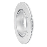 R1 Concepts 1993-1999 Dodge Stealth Rear Right Drilled & Slotted Silver Brake Rotor by R1 Concepts 631-72032R