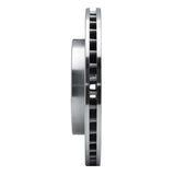 R1 Concepts 1998-2007 Mitsubishi Lancer Front Left Drilled & Slotted Silver Brake Rotor by R1 Concepts 631-72033L