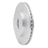 R1 Concepts 1998-2007 Mitsubishi Mirage Front Right Drilled & Slotted Silver Brake Rotor by R1 Concepts 631-72033R