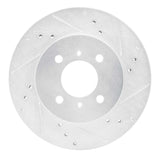 R1 Concepts 1998-2007 Mitsubishi Mirage Front Right Drilled & Slotted Silver Brake Rotor by R1 Concepts 631-72033R