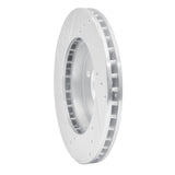 R1 Concepts 1998-2007 Mitsubishi Mirage Front Right Drilled & Slotted Silver Brake Rotor by R1 Concepts 631-72033R