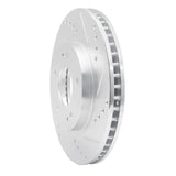 R1 Concepts 2000-2024 Chrysler Sebring Front Right Drilled & Slotted Silver Brake Rotor by R1 Concepts 631-72034R