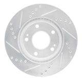 R1 Concepts 2000-2024 Chrysler Sebring Front Right Drilled & Slotted Silver Brake Rotor by R1 Concepts 631-72034R