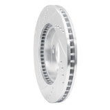 R1 Concepts 2000-2024 Chrysler Sebring Front Right Drilled & Slotted Silver Brake Rotor by R1 Concepts 631-72034R