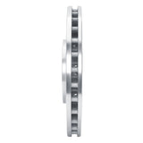 Dynamic Friction 2003-2006 Mitsubishi Lancer Front Left Drilled & Slotted Silver Brake Rotor by Dynamic Friction Company 631-72035L