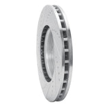 Dynamic Friction 2003-2006 Mitsubishi Lancer Front Right Drilled & Slotted Silver Brake Rotor by Dynamic Friction Company 631-72035R