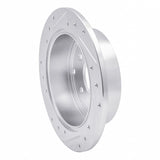 Dynamic Friction 2004-2012 Mitsubishi Eclipse Rear Right Drilled & Slotted Silver Brake Rotor by Dynamic Friction Company 631-72038R