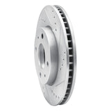 Dynamic Friction 2004-2004 Mitsubishi Lancer Front Right Drilled & Slotted Silver Brake Rotor by Dynamic Friction Company 631-72039R