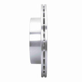 Dynamic Friction 2006-2012 Mitsubishi Eclipse Rear Right Drilled & Slotted Silver Brake Rotor by Dynamic Friction Company 631-72040R