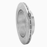 Dynamic Friction 2006-2012 Mitsubishi Eclipse Rear Right Drilled & Slotted Silver Brake Rotor by Dynamic Friction Company 631-72040R