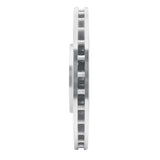 Dynamic Friction 2008-2015 Mitsubishi Lancer Front Right Drilled & Slotted Silver Brake Rotor by Dynamic Friction Company 631-72043R