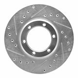 R1 Concepts 1981-1987 Mitsubishi Raider Front Left Drilled & Slotted Silver Brake Rotor by R1 Concepts 631-72048L