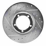 R1 Concepts 1987-1990 Mitsubishi Van Front Left Drilled & Slotted Silver Brake Rotor by R1 Concepts 631-72050L