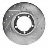 R1 Concepts 1987-1990 Mitsubishi Van Front Right Drilled & Slotted Silver Brake Rotor by R1 Concepts 631-72050R