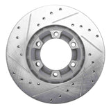 R1 Concepts 1987-1989 Mitsubishi Raider Front Right Drilled & Slotted Silver Brake Rotor by R1 Concepts 631-72051R