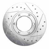 R1 Concepts 1987-1989 Mitsubishi Raider Front Right Drilled & Slotted Silver Brake Rotor by R1 Concepts 631-72051R