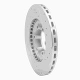 R1 Concepts 1986-1995 Dodge Ram 50 Front Left Drilled & Slotted Silver Brake Rotor