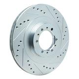 R1 Concepts 1998-2004 Mitsubishi Montero Front Right Drilled & Slotted Silver Brake Rotor by R1 Concepts 631-72055R