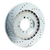 R1 Concepts 1998-2004 Mitsubishi Montero Front Right Drilled & Slotted Silver Brake Rotor by R1 Concepts 631-72055R