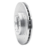 R1 Concepts 1994-2000 Mitsubishi Montero Front Left Drilled & Slotted Silver Brake Rotor by R1 Concepts 631-72056L