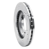 R1 Concepts 1994-2000 Mitsubishi Montero Front Right Drilled & Slotted Silver Brake Rotor by R1 Concepts 631-72056R