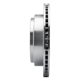 R1 Concepts 2000-2006 Mitsubishi Montero Rear Left Drilled & Slotted Silver Brake Rotor by R1 Concepts 631-72058L