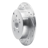 Dynamic Friction 2004-2011 Mitsubishi Endeavor Rear Left Drilled & Slotted Silver Brake Rotor by Dynamic Friction Company 631-72060L