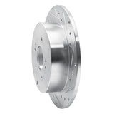 Dynamic Friction 2004-2011 Mitsubishi Endeavor Rear Right Drilled & Slotted Silver Brake Rotor by Dynamic Friction Company 631-72060R
