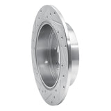 Dynamic Friction 2004-2011 Mitsubishi Endeavor Rear Right Drilled & Slotted Silver Brake Rotor by Dynamic Friction Company 631-72060R