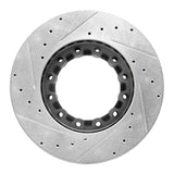 Dynamic Friction 2005-2018 Mitsubishi Fuso FE Rear Right Drilled & Slotted Silver Brake Rotor by Dynamic Friction Company 631-72068R