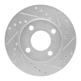 R1 Concepts 1978-1992 Audi 80 Front Right Drilled & Slotted Silver Brake Rotor by R1 Concepts 631-73000R