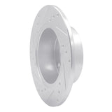 R1 Concepts 1980-1991 Audi Quattro Rear Right Drilled & Slotted Silver Brake Rotor by R1 Concepts 631-73002R