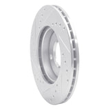R1 Concepts 1984-1987 Audi 4000 Quattro Front Right Drilled & Slotted Silver Brake Rotor by R1 Concepts 631-73005R