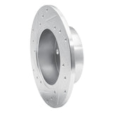 R1 Concepts 1982-1998 Audi 5000 Rear Right Drilled & Slotted Silver Brake Rotor by R1 Concepts 631-73007R