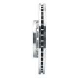 R1 Concepts 1985-1991 Audi 200 Front Right Drilled & Slotted Silver Brake Rotor by R1 Concepts 631-73008R