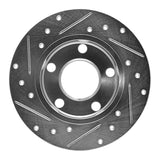 R1 Concepts 1985-2000 Audi A8 Rear Right Drilled & Slotted Silver Brake Rotor by R1 Concepts 631-73009R