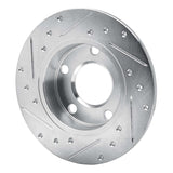R1 Concepts 1985-2000 Audi A8 Rear Right Drilled & Slotted Silver Brake Rotor by R1 Concepts 631-73009R