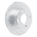 R1 Concepts 1989-1991 Audi 100 Rear Right Drilled & Slotted Silver Brake Rotor by R1 Concepts 631-73012R
