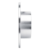 R1 Concepts 1989-1991 Audi 100 Rear Right Drilled & Slotted Silver Brake Rotor by R1 Concepts 631-73012R