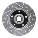 R1 Concepts 1996-2008 Audi A4 (Mexico) Rear Left Drilled & Slotted Silver Brake Rotor by R1 Concepts 631-73017L