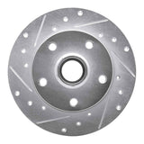 R1 Concepts 1996-2008 Audi A4 (Mexico) Rear Left Drilled & Slotted Silver Brake Rotor by R1 Concepts 631-73017L