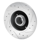 R1 Concepts 1996-2008 Audi A4 (Mexico) Rear Left Drilled & Slotted Silver Brake Rotor by R1 Concepts 631-73017L