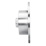 R1 Concepts 1996-2008 Audi A4 (USA/Canada) Rear Right Drilled & Slotted Silver Brake Rotor by R1 Concepts 631-73017R